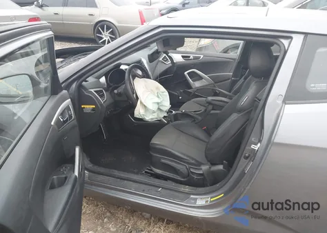 2013 Hyundai Veloster Base W/Black из США, поврежденный, VIN KMHTC6AD4DU146341